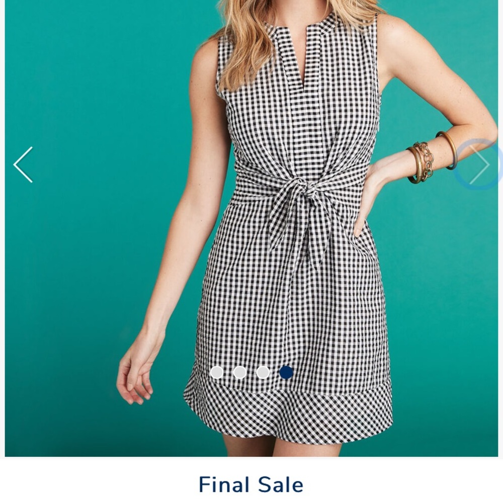Vineyard Vines gingham seersucker dress